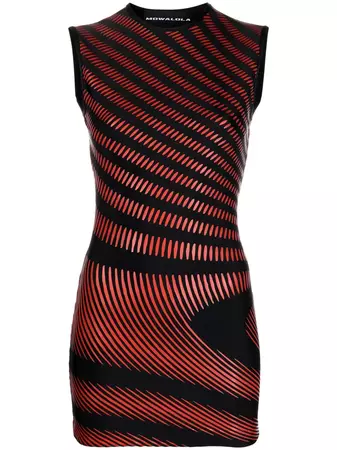 Mowalola candy-stripe Tube Dress - Farfetch
