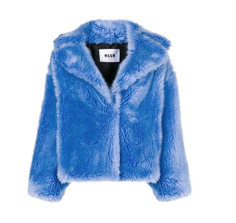 MSGM faux fur coat $1,165