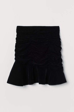 Velvet Skirt - Black