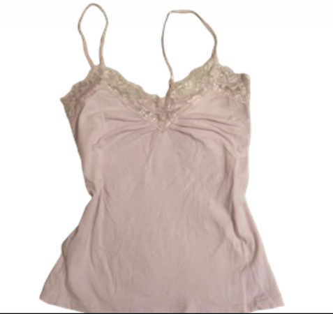 pink lace cami