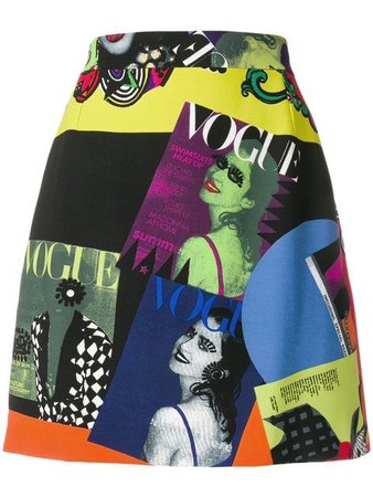 Versace - Vogue print padded mini dress ($1,795)