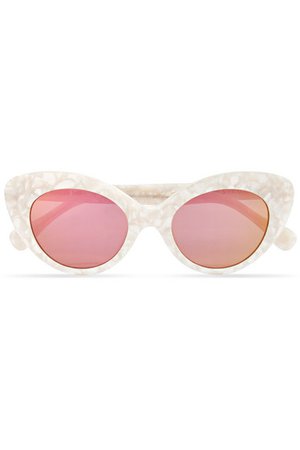 Roberi & Fraud | Agnes cat-eye acetate mirrored sunglasses | NET-A-PORTER.COM