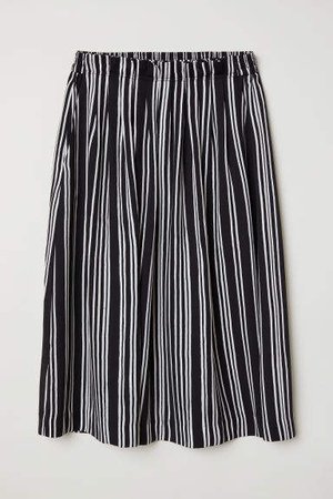 Striped Skirt - Black