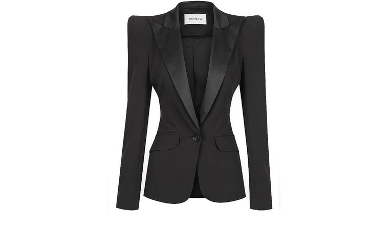black suit jacket