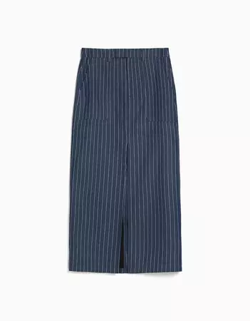 Tailored midi skirt - Pants - Woman | Bershka