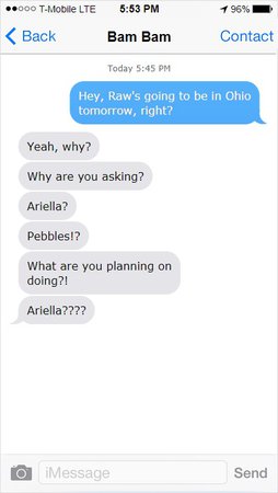 Fake iPhone Text Messages