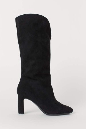 Calf-length Boots - Black