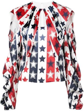 stars and stripes blouse