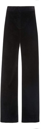 The Row Caylan Mid-Rise Cotton Corduroy Pants