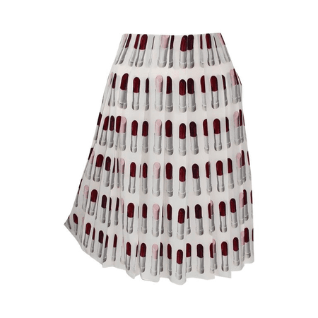 Prada S/S 2000 Lipstick Print Skirt