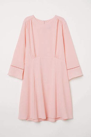 Creped Dress - Pink