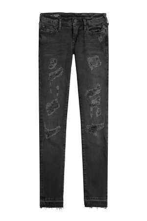 Distressed Skinny Jeans Gr. 25