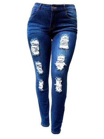 ripped blue jeans - Google Search
