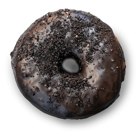 black donuts