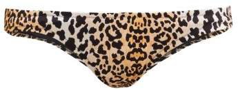 Selvaggia Leopard Print Bikini Briefs - Womens - Leopard