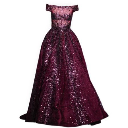 Purple Evening Gown (fantasy couture)