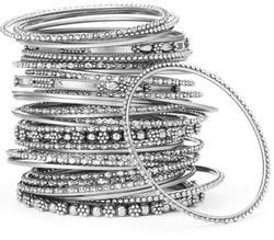 silver bangles