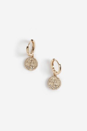 **Freedom Finer Coin Drop Earrings | Topshop