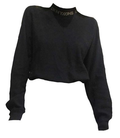 dkny cropped sweater
