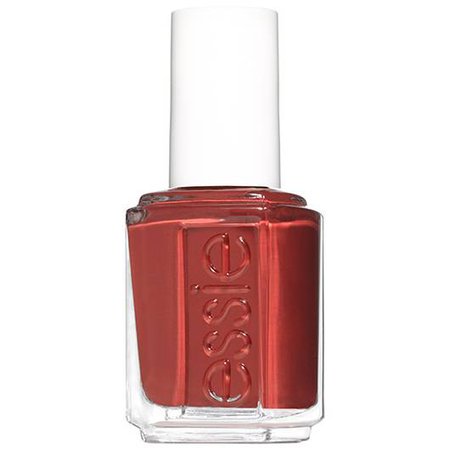 bed rock & roll - deep, red-toned brown nude nail polish & nail color - essie