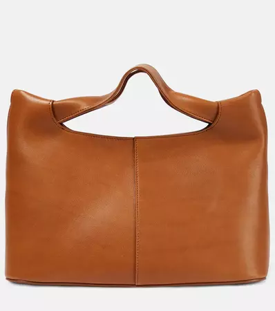 Camdem Leather Tote Bag in Brown - The Row | Mytheresa