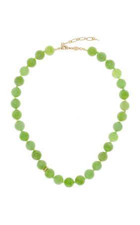 Green Bowl Quartz, Pearl Necklace By Anni Lu | Moda Operandi
