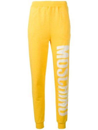 Moschino logo print track trousers $312 - Buy Online - Mobile Friendly, Fast Delivery, Price
