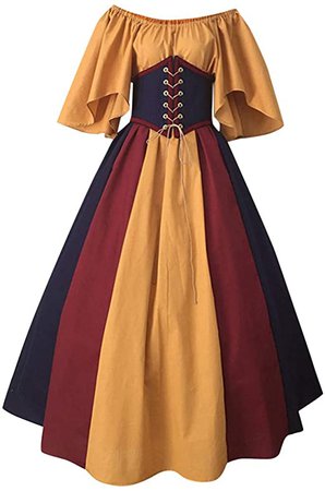 Amazon.com: Centory Women's Vintage Medieval Dress Plus Size Renaissance Gothic Victorian Fancy Dresses Cosplay Costume: Clothing