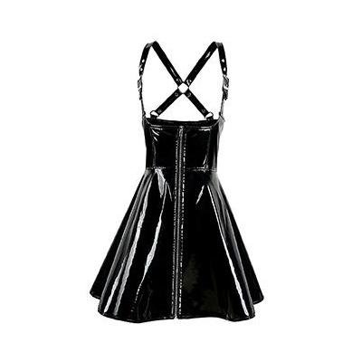 Gothic Sexy PVC Underbust Suspender Skirt Dress – ROCK 'N DOLL