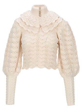 Zimmermann Ladybeetle Crochet Sweater