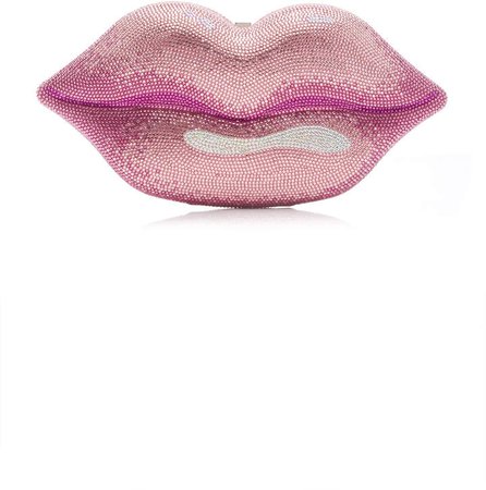 Judith Leiber Couture Hot Lips Crystal Clutch