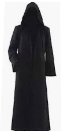 wizard robe Black