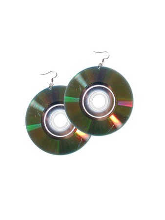 CD earrings