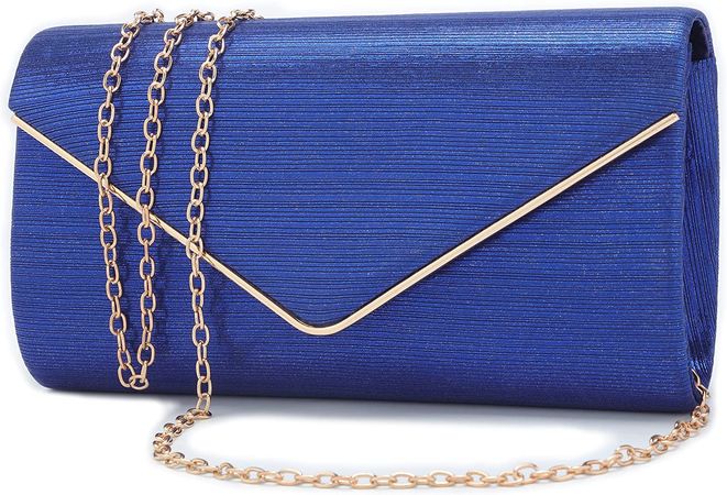 Mansherry Evening Bag Clutch Purses for Women, Ladies Sparkling Party Handbag Wedding Bag Purse Blue: Handbags: Amazon.com