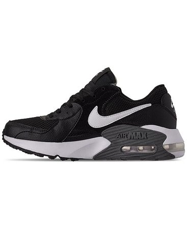 Nike Women's Air Max Excee Casual Sneakers from Finish Line & Reviews - Finish Line Athletic Sneakers - Shoes - Macy's black