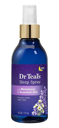 Dr. Teal's Sleep Spray with Melatonin & Essential Oils 6 Ounces : Health & Household