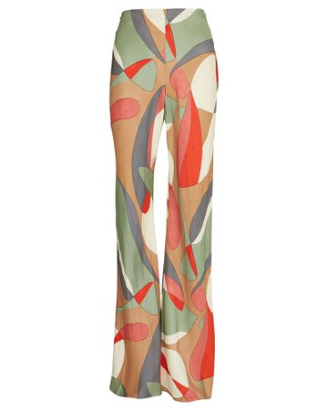 Cult Gaia Kersti Printed Wide-Leg Pants | INTERMIX®