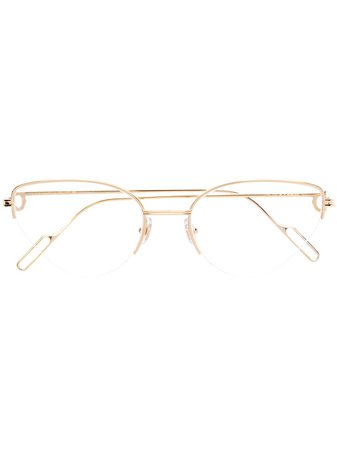 Cartier Eyewear cat eye glasses Continuity | Farfetch.com
