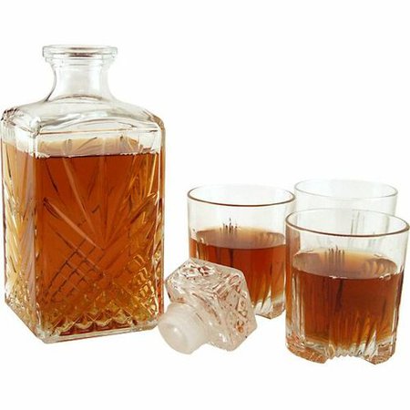 Bormioli Rocco Selecta Whiskey Decanter & Glassware Set - 7 Pieces