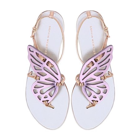 Sophia Webster Butterfly Flat Sandal Pink