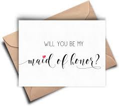 maid of honor proposal - Google Search
