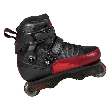 Black and Red In-line Skates