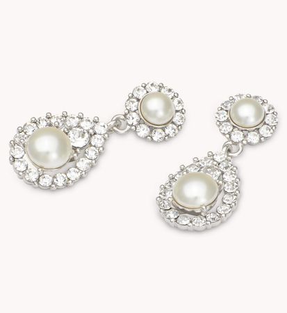 Sofia Pearl earrings - Créme - Lily and Rose