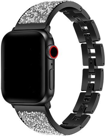 The Posh Tech Stainless Steel Bracelet Strap for Apple Watch(R)