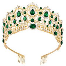 green and gold tiara - Google Search