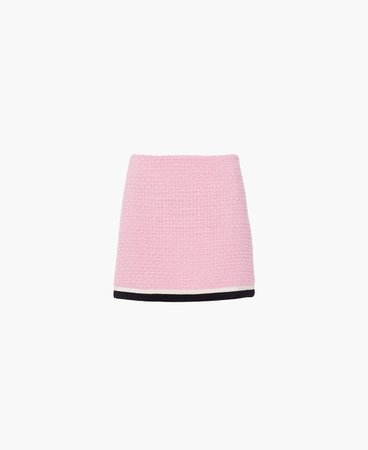 Tweed miniskirt Pink | Miu Miu