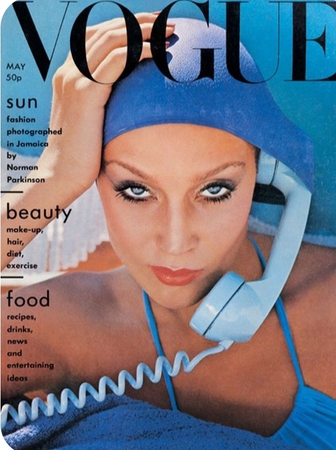 blue vogue magazine