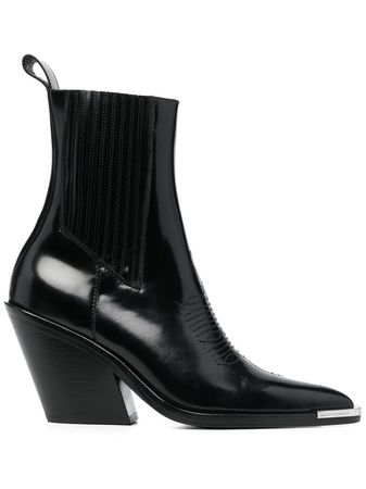 Paco Rabanne 95mm pointed-toe Boots - Farfetch