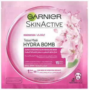 Garnier Cherry Blossom Hydrating Face Tissue Mask for Brightening | تسوق الان بأفضل سعر في السعودية | سوق.كوم