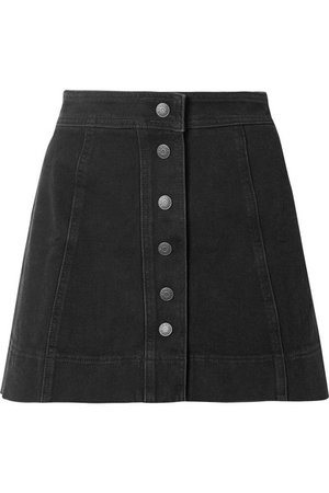 Madewell | Metropolis stretch-denim mini skirt | NET-A-PORTER.COM